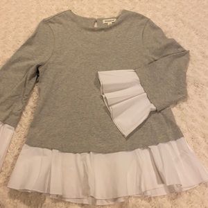 Jersey and Cotten mix fabric shirt size M